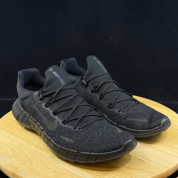 Mens Size 9.5 Nike Free RN 5.0 Next Nature Black Running Shoes CZ1884 004 main image 9